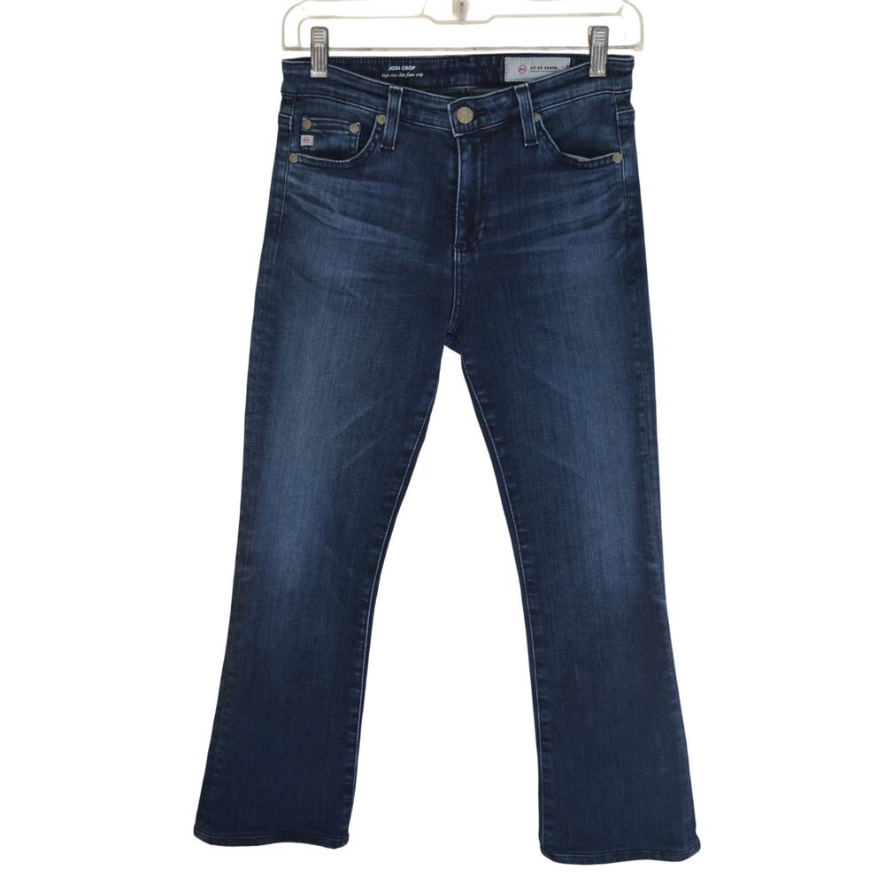 AG Adriano Goldschmied Jodi High Rise Slim Crop Flare Jeans Size 25
